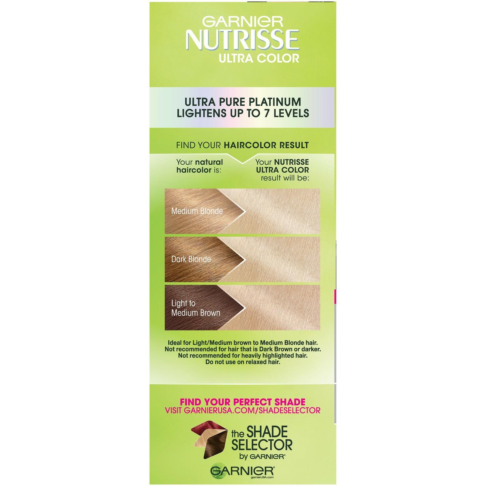 Garnier Nutrisse Ultra Color Nourishing Hair Color Creme, PL1 Ultra Pure