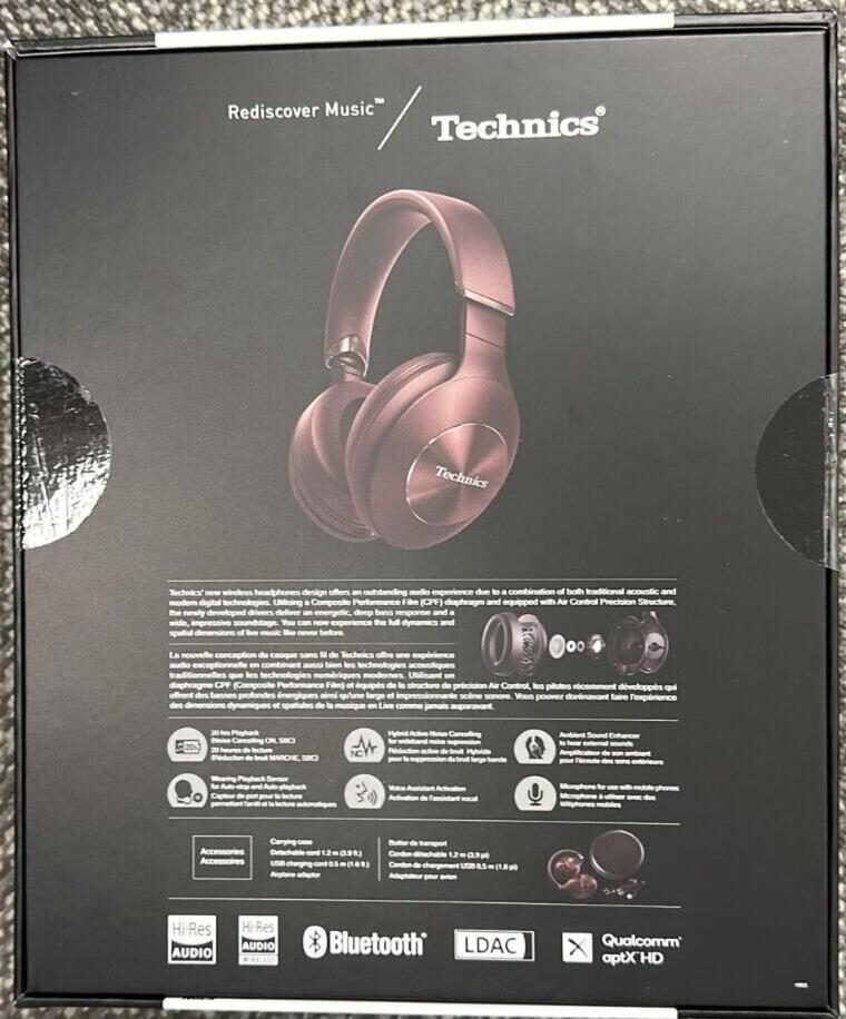 Technics Premium Hi-Res Wireless Bluetooth Headphones 40mm Driver