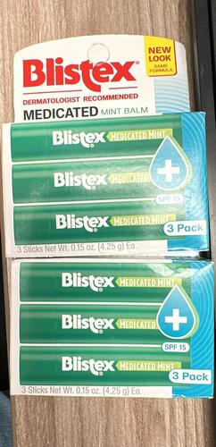 Blistex Medicated Mint Balm - Soothes and Protects - Advanced Medicated Lip Care