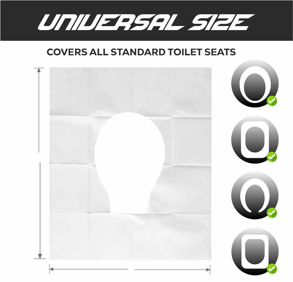 SoNeat Disposable Toilet Seat Cover- 2000 Sheets of XL Half-Fold Flushable Paper