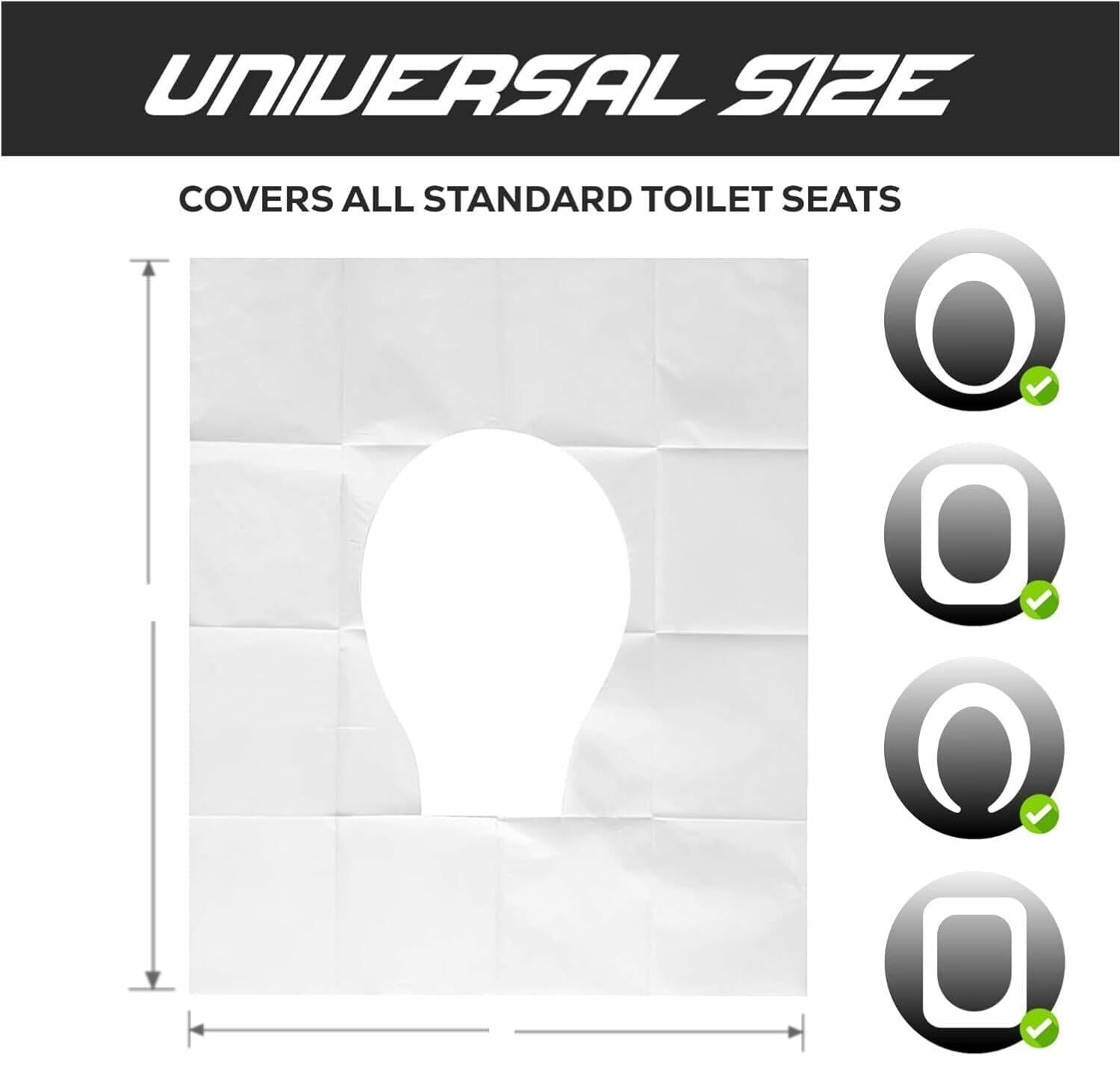 SoNeat Disposable Toilet Seat Cover- 2000 Sheets of XL Half-Fold Flushable Paper
