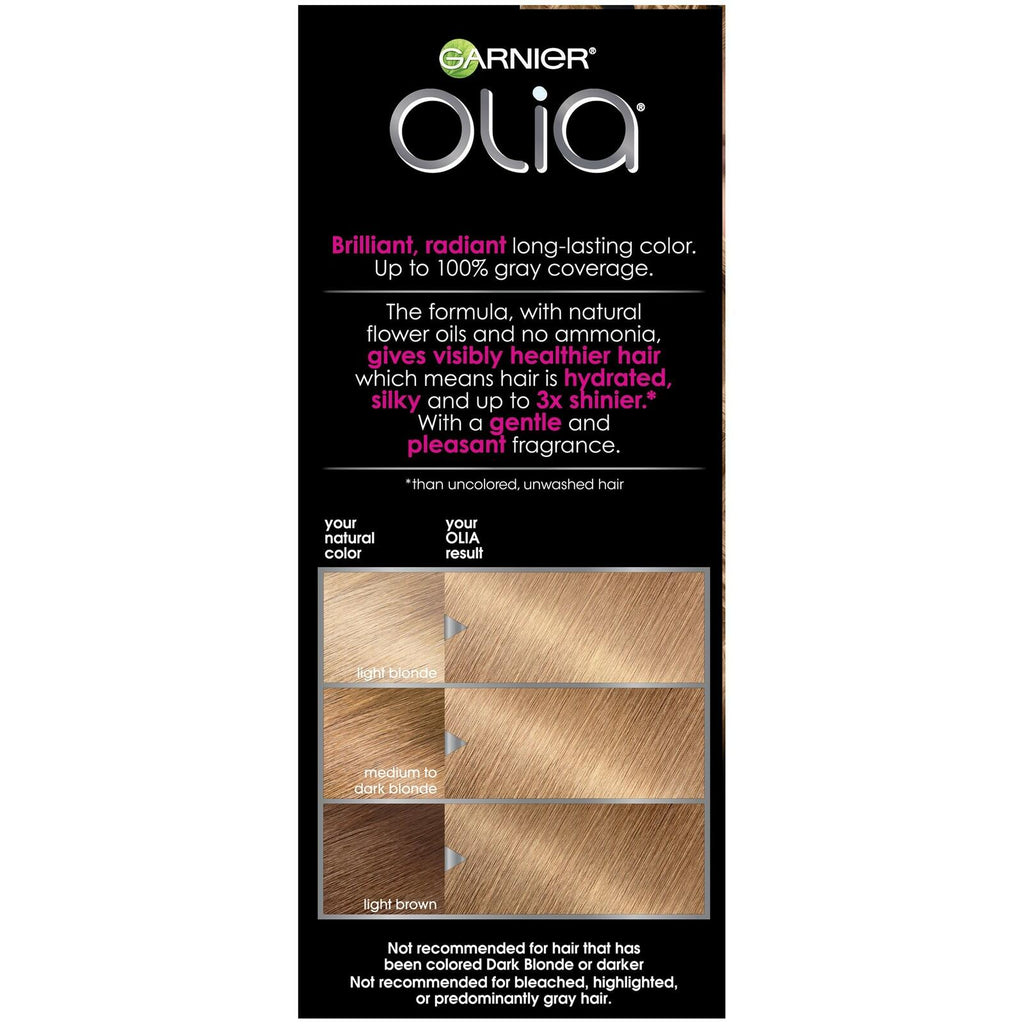 Garnier Olia Ammonia-Free Brilliant Color Oil-Rich Permanent Hair Color, 8.0