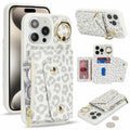 Lipvina for iPhone 15 Pro Max Case Wallet with Card Holder - Zipper PocketCre...