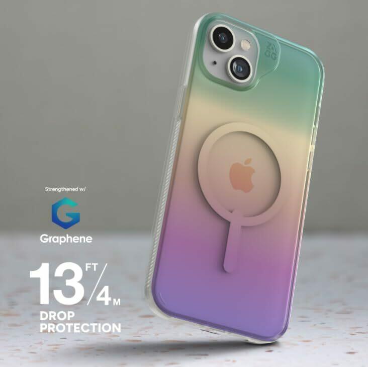 ZAGG Milan Snap iPhone 15 Plus Case - iPhone MagSafe Case with Drop Protection