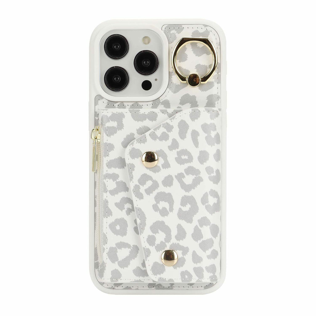 Lipvina for iPhone 15 Pro Max Case Wallet with Card Holder - Zipper PocketCre...