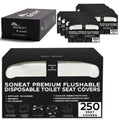 SoNeat Disposable Toilet Seat Cover- 2000 Sheets of XL Half-Fold Flushable Paper