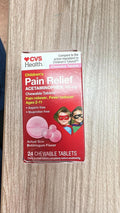 Children's CVS Chewables with 160 mg Acetaminophen, Pain Reliever & Fever