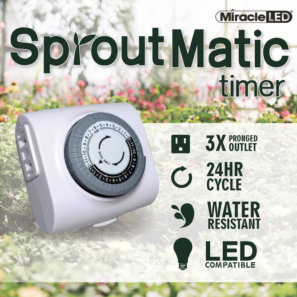 Miracle LED Plant Survival Indoor Grow Light Kit - 4 Absolute Daylight Plus Red