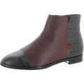 Marc Joseph New York Women's Genuine Leather Made in Brazil Ankle Zip Up Bootie