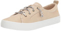 Sperry Women's Crest Vibe Sneaker, Ivory Linen, 9