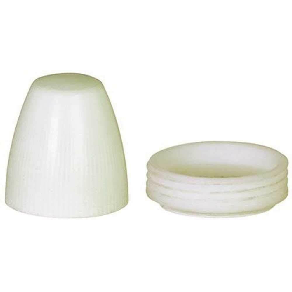 Sioux Chief 442-2W Smartcap Screw-On Toilet Bolt Caps, White, 2, 1 Bags Per