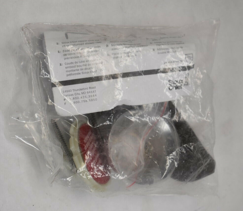2pk Shower Wallnut Arm Adapter W/ Escutcheon (chrome)