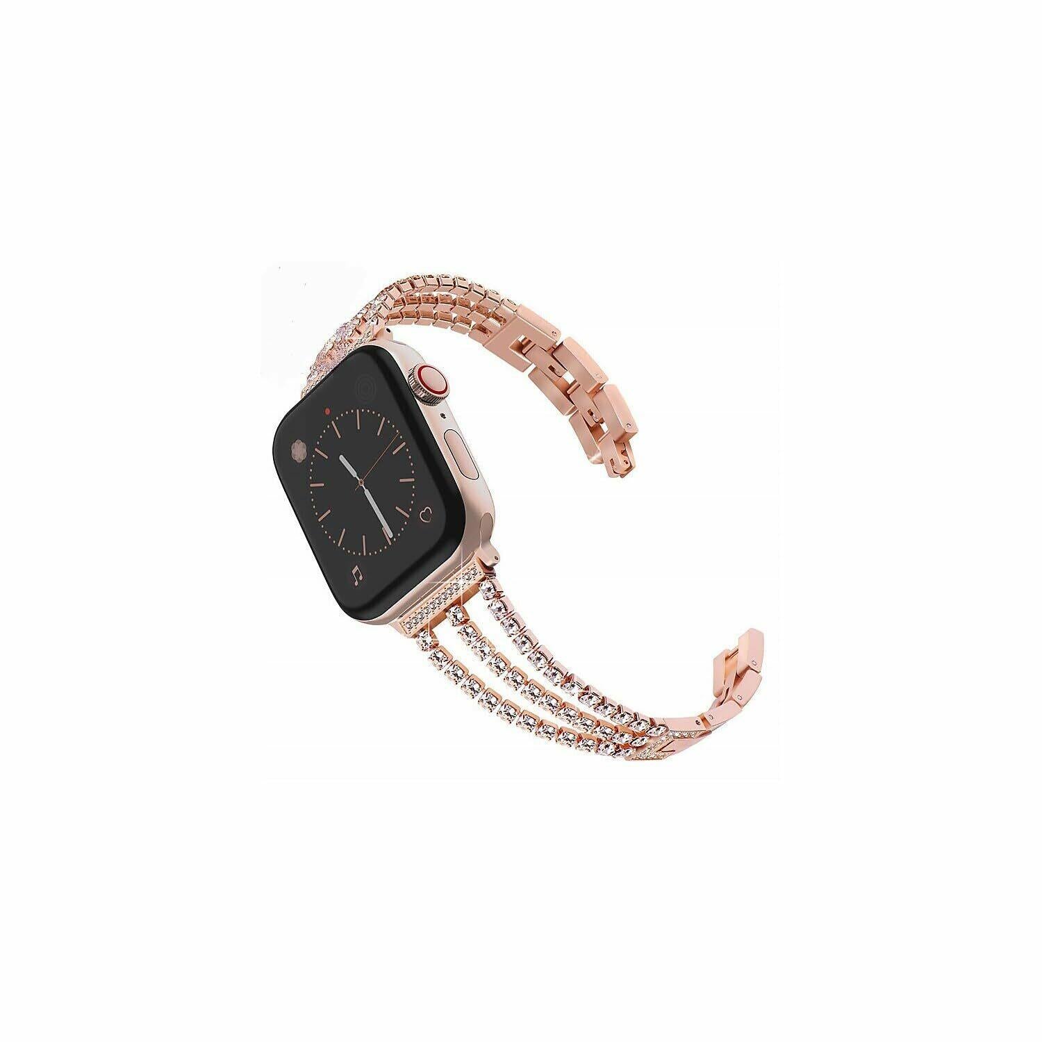 WorryFree Gadgets Bling Band Compatible with Apple Watch Band 38mm 40mm 41mm