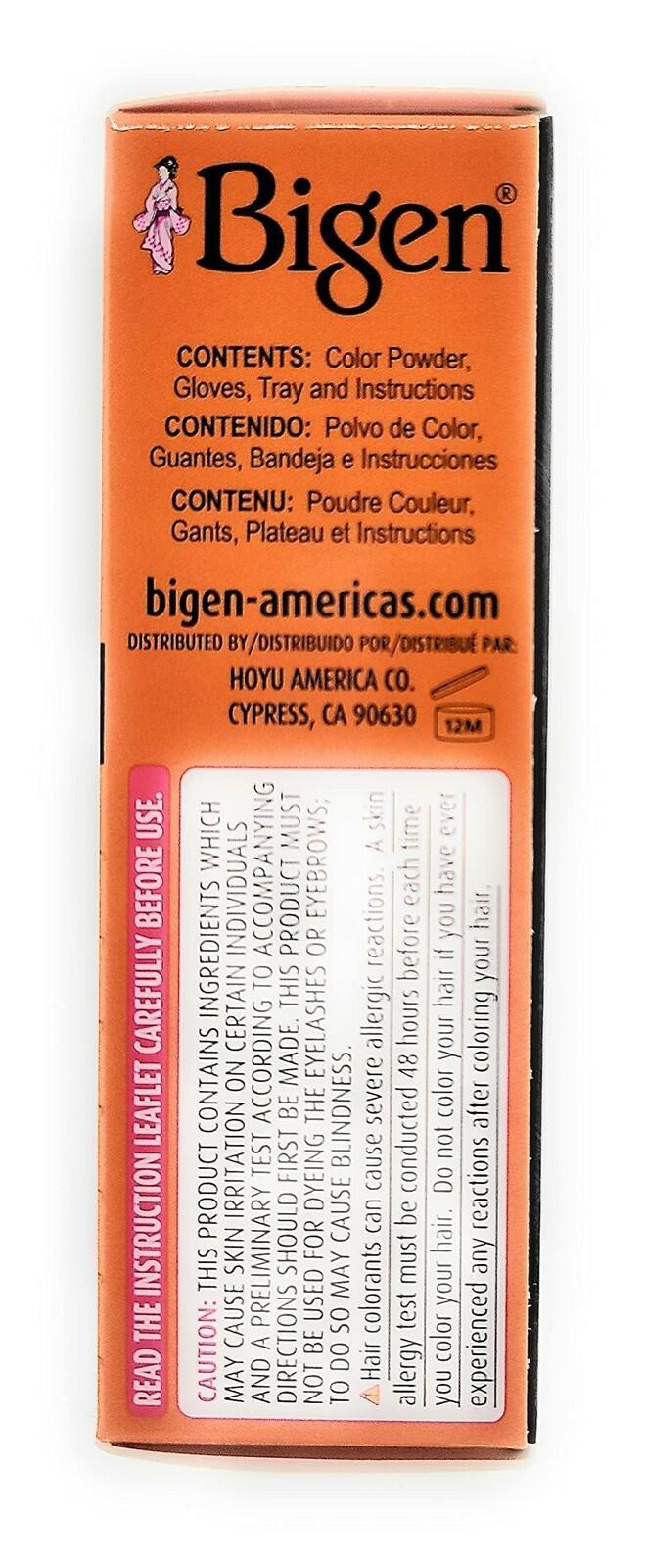 Bigen Permanent Powder Hair Color 58 Black Brown 1 Ea