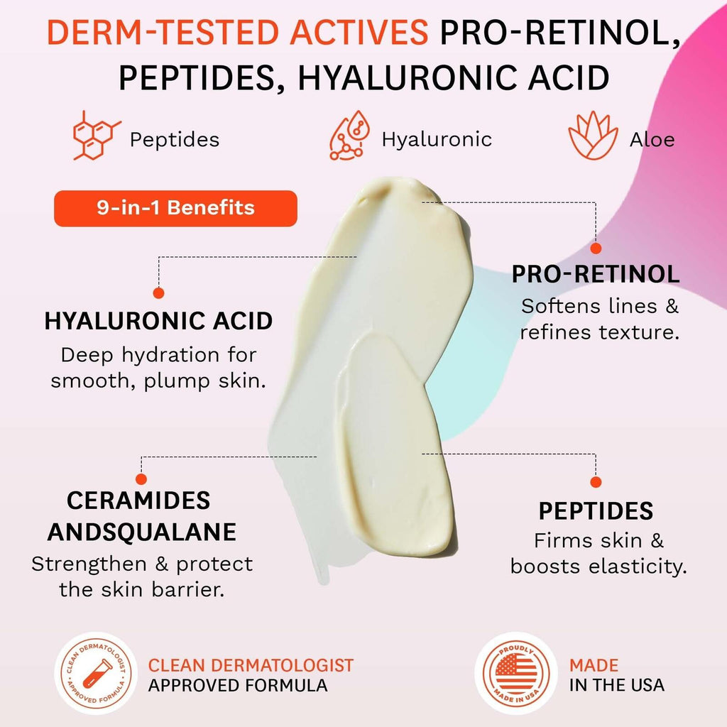 Fig.1 Pro-Retinol Eye Cream | Anti-Aging For Wrinkles And Fine Lines | Hydrating