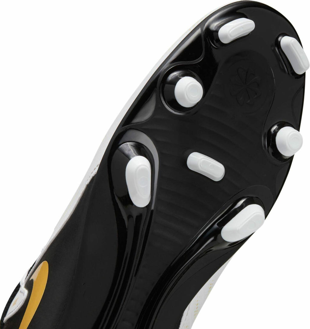 Nike Men's Soccer Football Boots, White Black MTLC Gold Coin, 36.5 EU