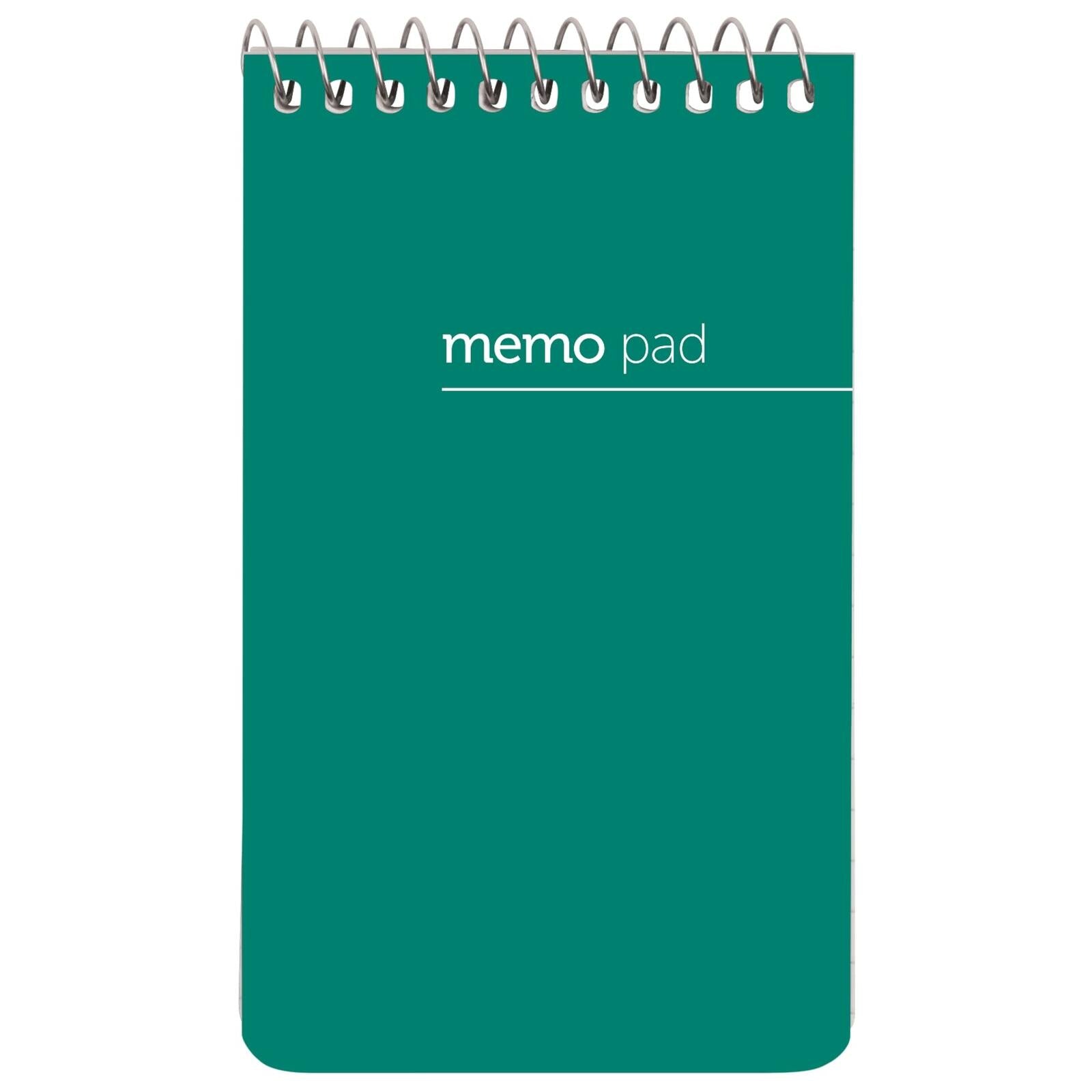 Office Depot Brand Wirebound Top-Opening Memo Books, 3" x 5", 1 Hole-Punched,