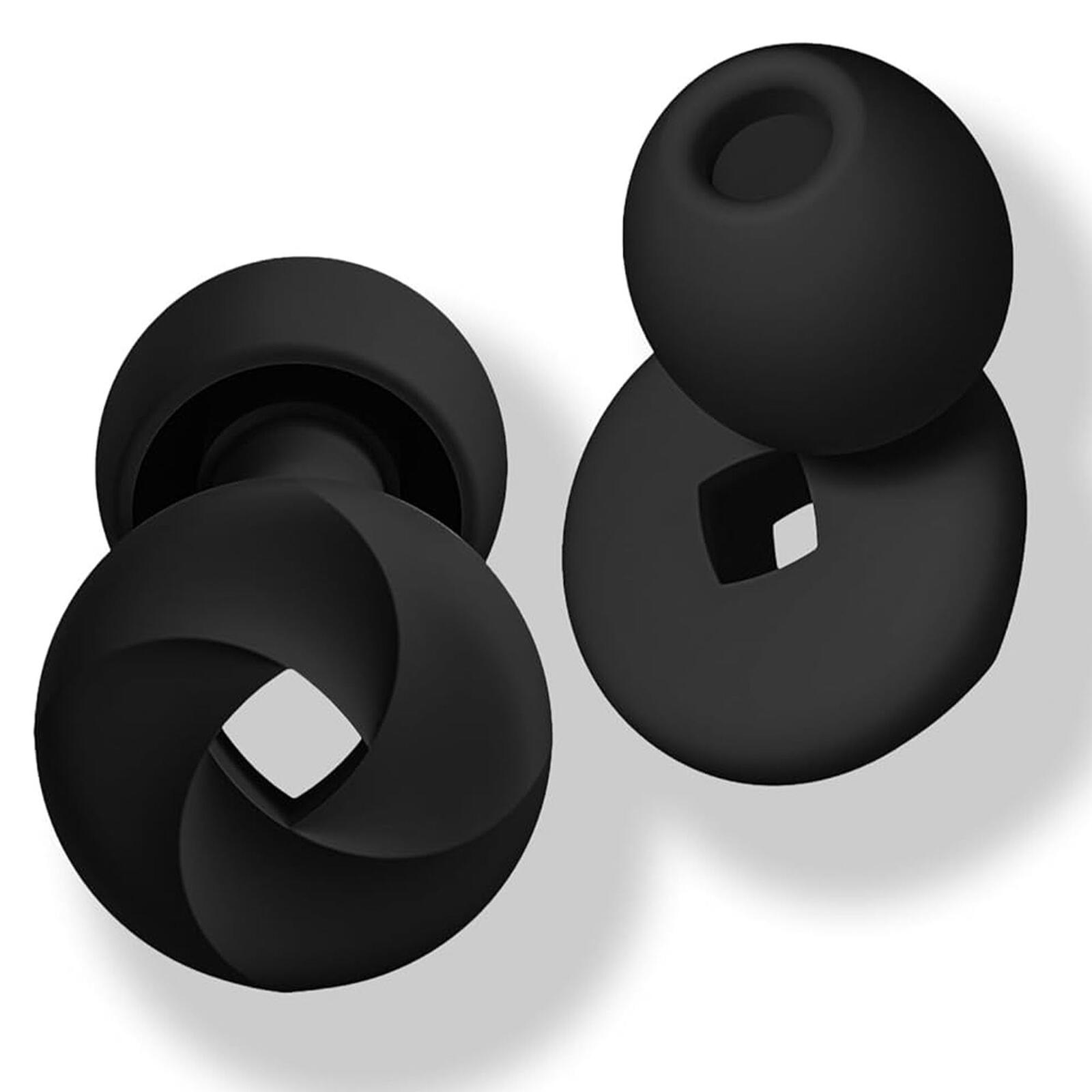 Ear Plugs for Sleep – Reusable Silicone Noise Reducing Earplugs for Sleeping,