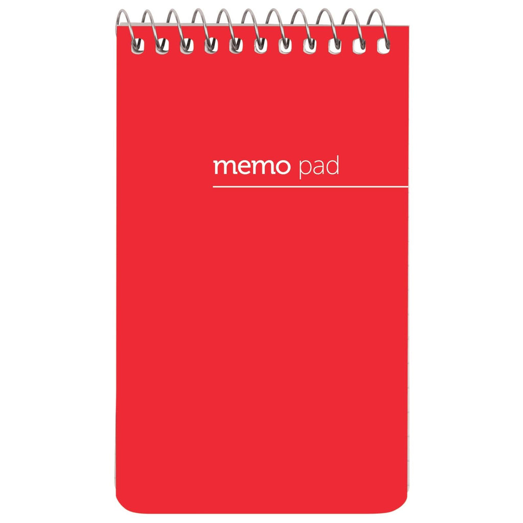 Office Depot Brand Wirebound Top-Opening Memo Books, 3" x 5", 1 Hole-Punched,