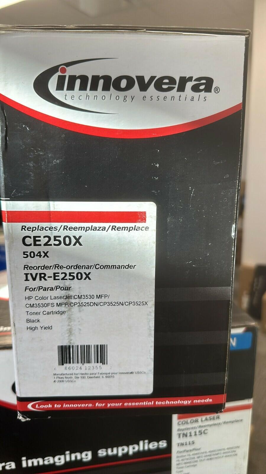 High-Yield Toner, Re-placement for 504X (CE250X), 10,500 Page-Yield