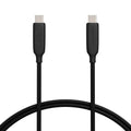 USB-C to USB-C 3.1 Gen 2 Fast Charging Cable, 60W, 10Gbps High-Speed, 3 Foot,