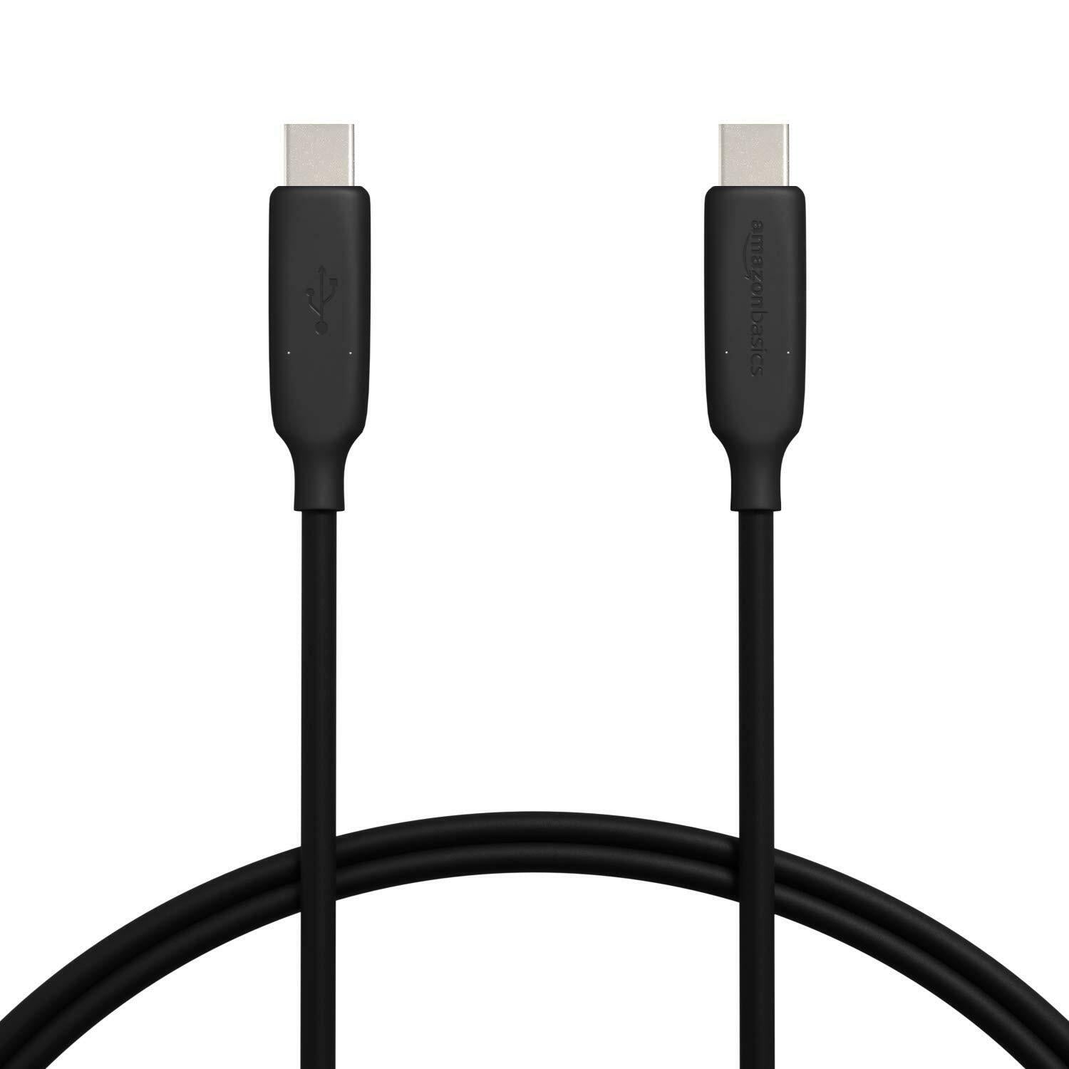 USB-C to USB-C 3.1 Gen 2 Fast Charging Cable, 60W, 10Gbps High-Speed, 3 Foot,
