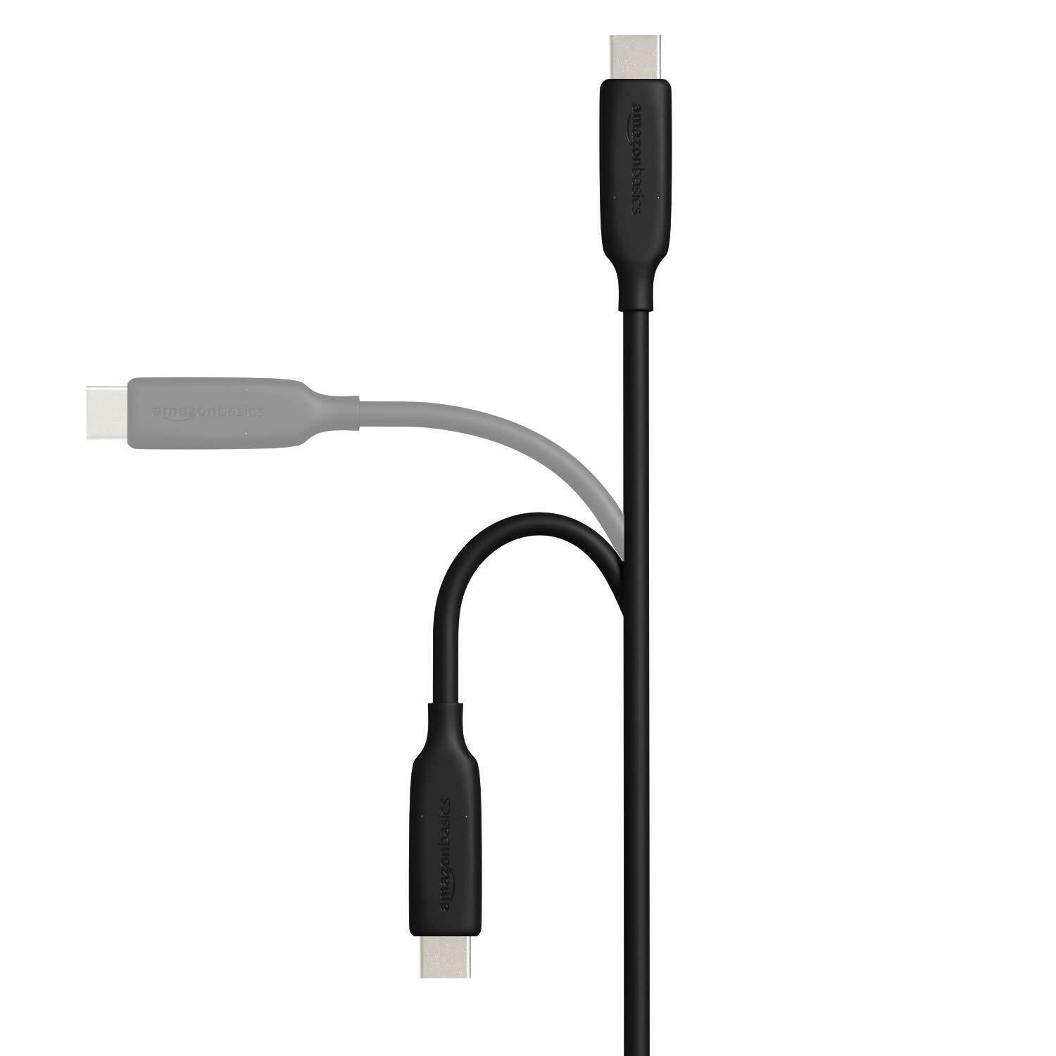USB-C to USB-C 3.1 Gen 2 Fast Charging Cable, 60W, 10Gbps High-Speed, 3 Foot,