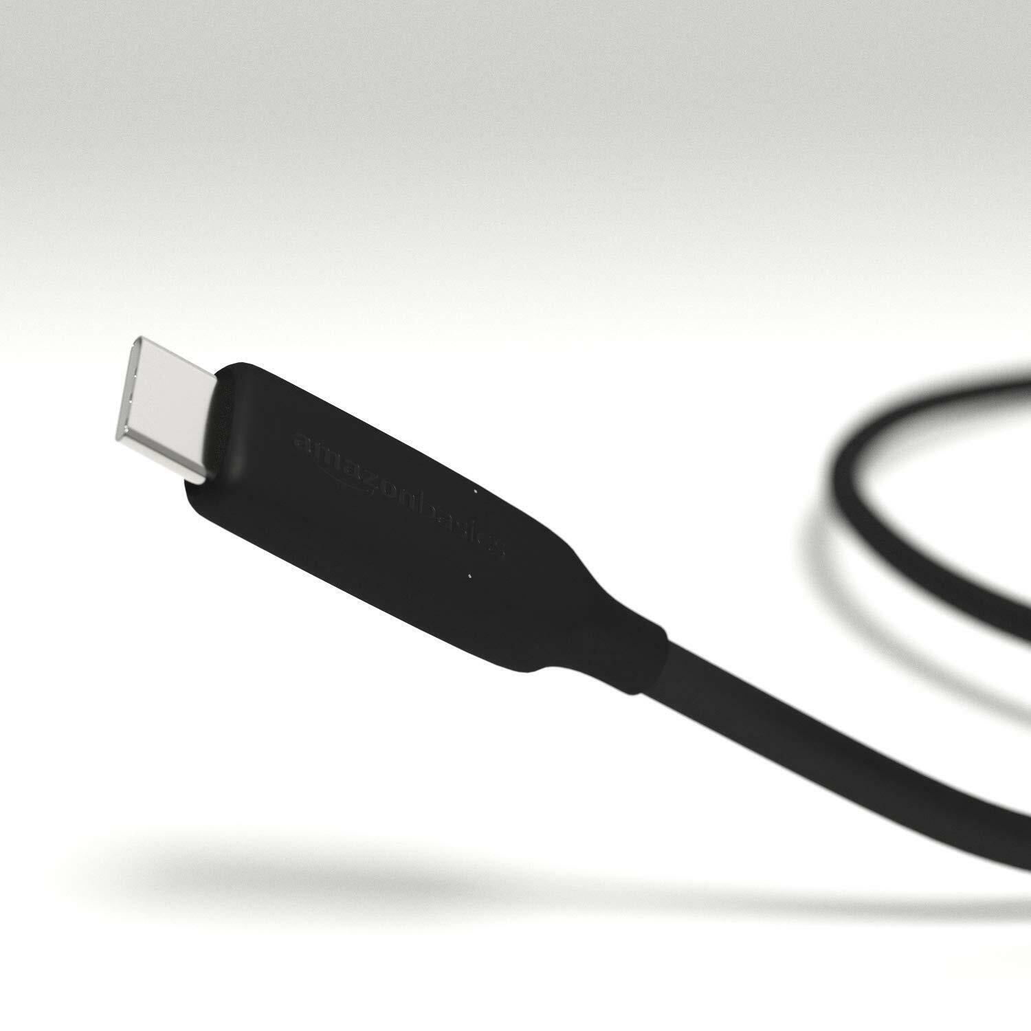 USB-C to USB-C 3.1 Gen 2 Fast Charging Cable, 60W, 10Gbps High-Speed, 3 Foot,