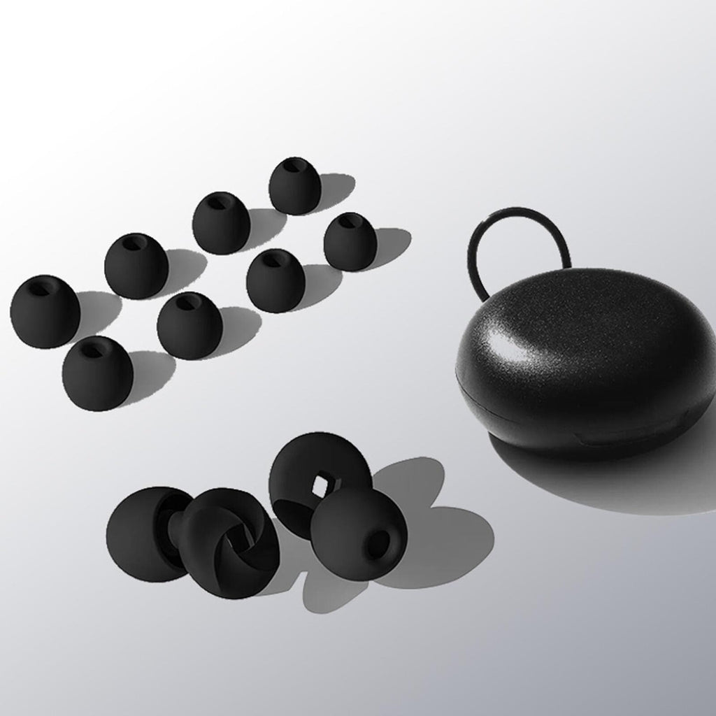 Ear Plugs for Sleep – Reusable Silicone Noise Reducing Earplugs for Sleeping,