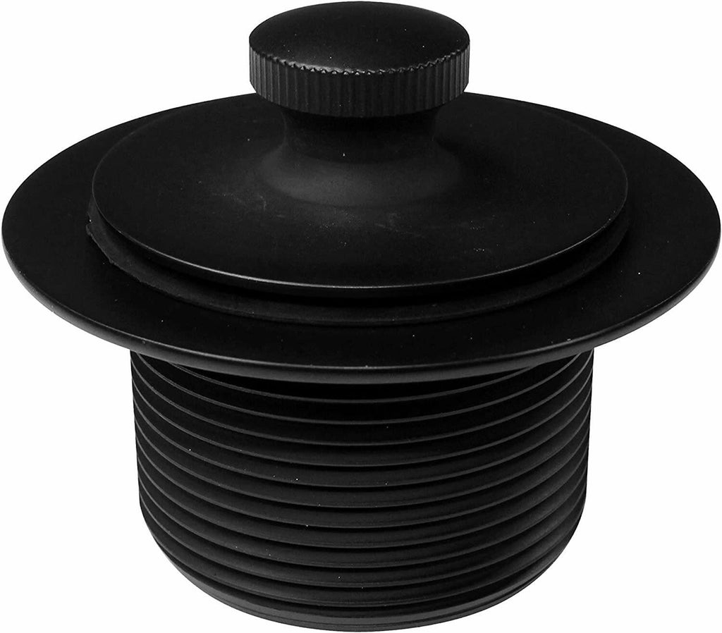 Westbrass Pull & Drain Bath Waste - 22" Make-Up, 17 Gauge Tubing, Matte Black,