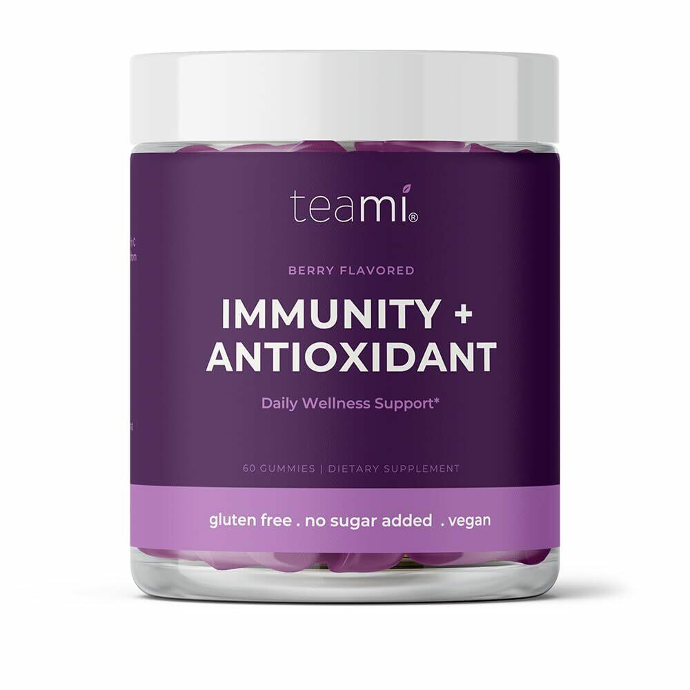 Teami Elderberry Vitamin C and Zinc Gummies for Men and Women - Sambucus