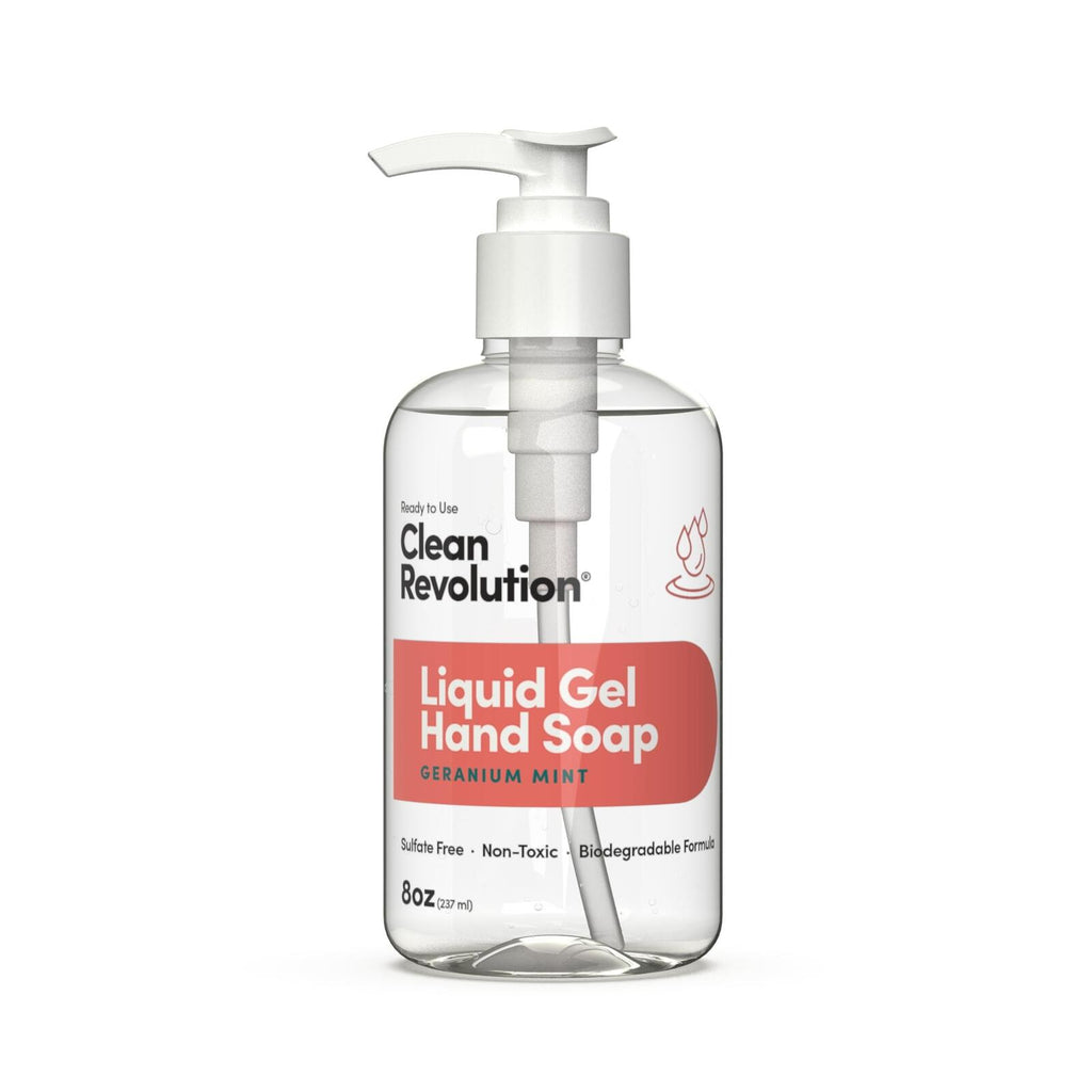 Clean Revolution Liquid Gel Hand Soap Silky Rich Liquid Quick Lather Fast Rin...