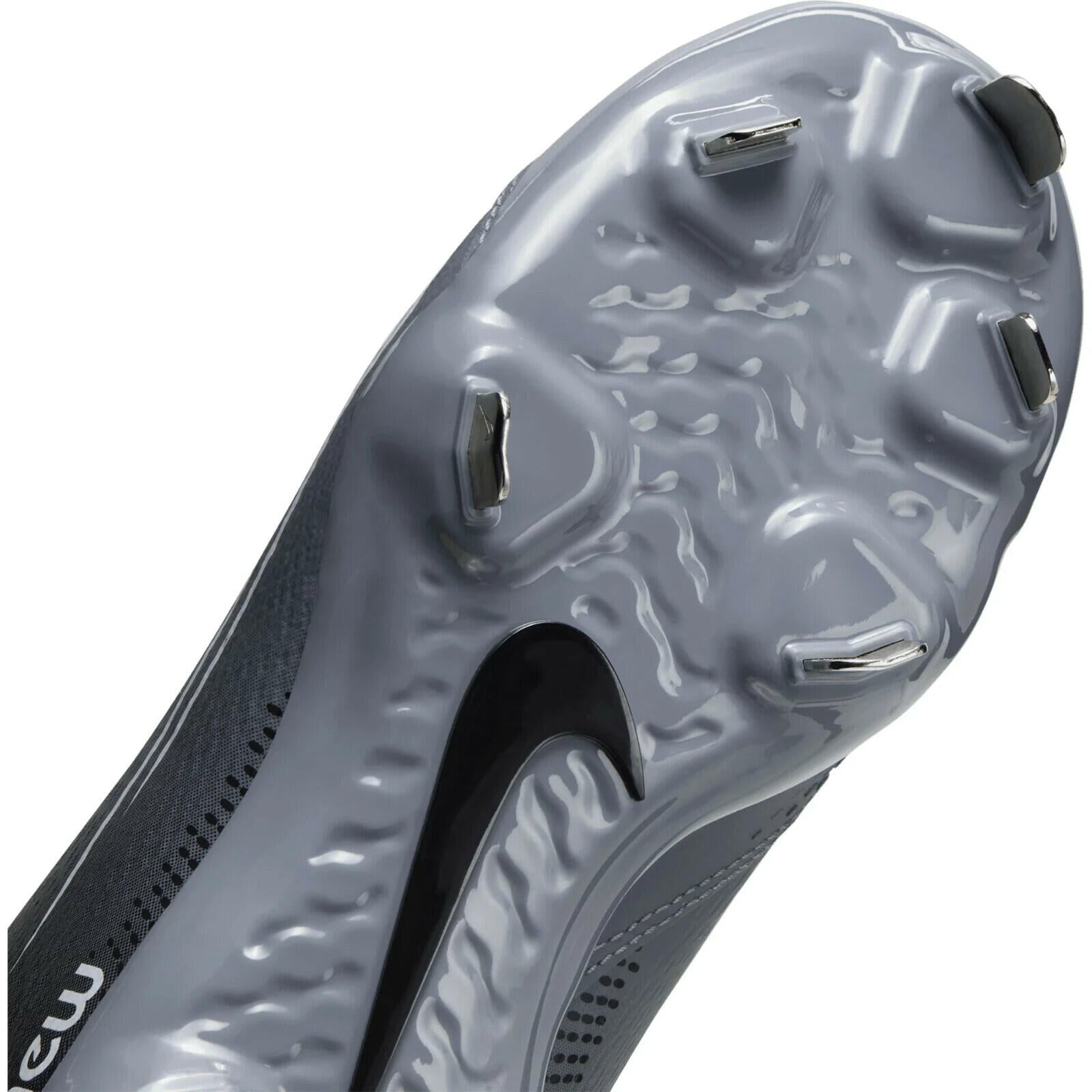 Nike Women's Hyperdiamond 4 Pro Metal Softball Cleats, Black/White/Grey, Sz-9.5