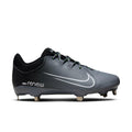 Nike Women's Hyperdiamond 4 Pro Metal Softball Cleats, Black/White/Grey, Sz-9.5