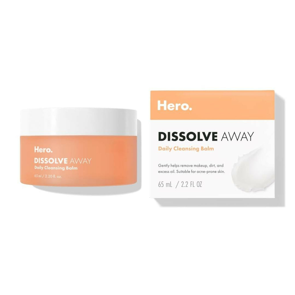 HERO COSMETICS Dissolve Away Daily Cleansing Balm - Helps Remove Makeup and