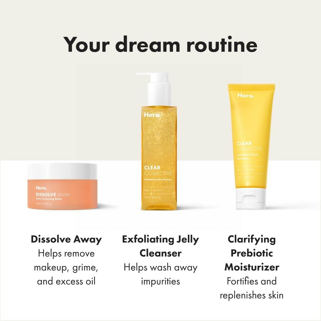 HERO COSMETICS Dissolve Away Daily Cleansing Balm - Helps Remove Makeup and