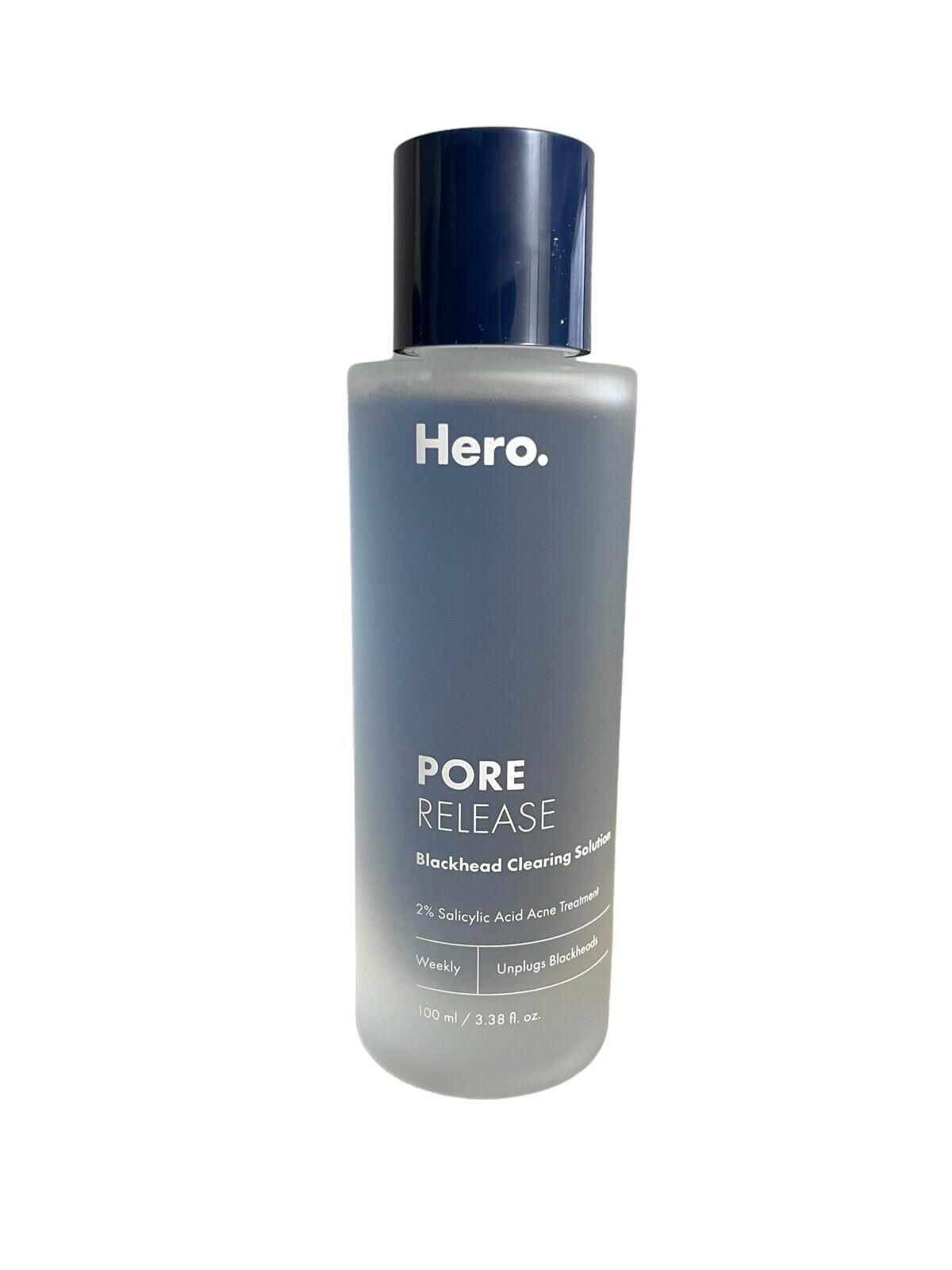 Hero Cosmetics Pore Release Blackhead Clearing Solution - Exfoliating Toner