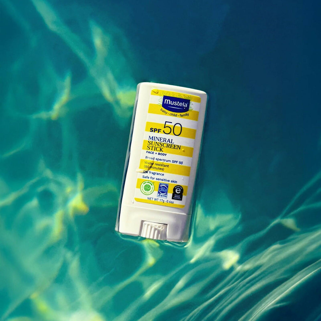 Mustela Baby Mineral Sunscreen Stick SPF 50 Broad Spectrum - Face & Body Sun