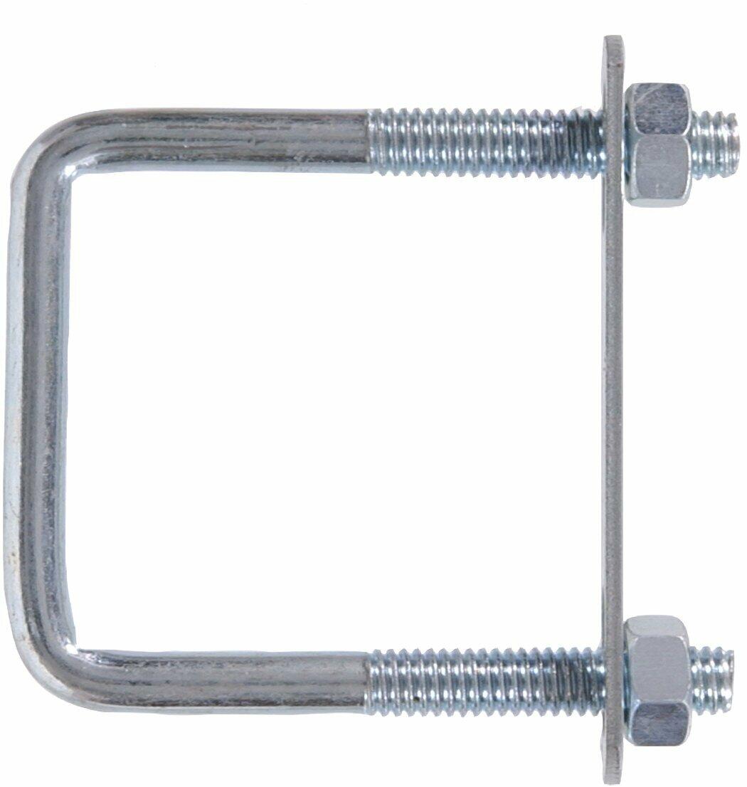 Hillman Hardware Essentials 320900 Bolt Square Saddle Zinc (3/8"-16 x 5" x 4")