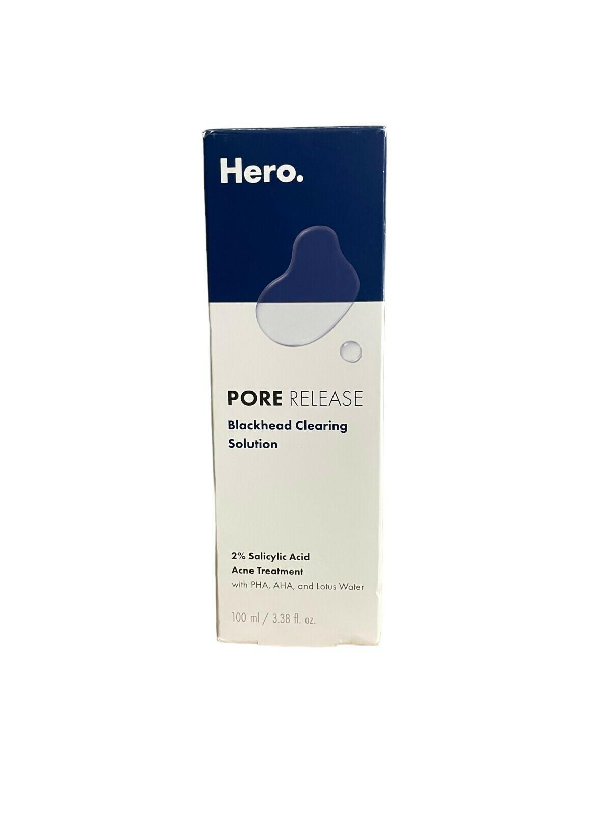 Hero Cosmetics Pore Release Blackhead Clearing Solution - Exfoliating Toner