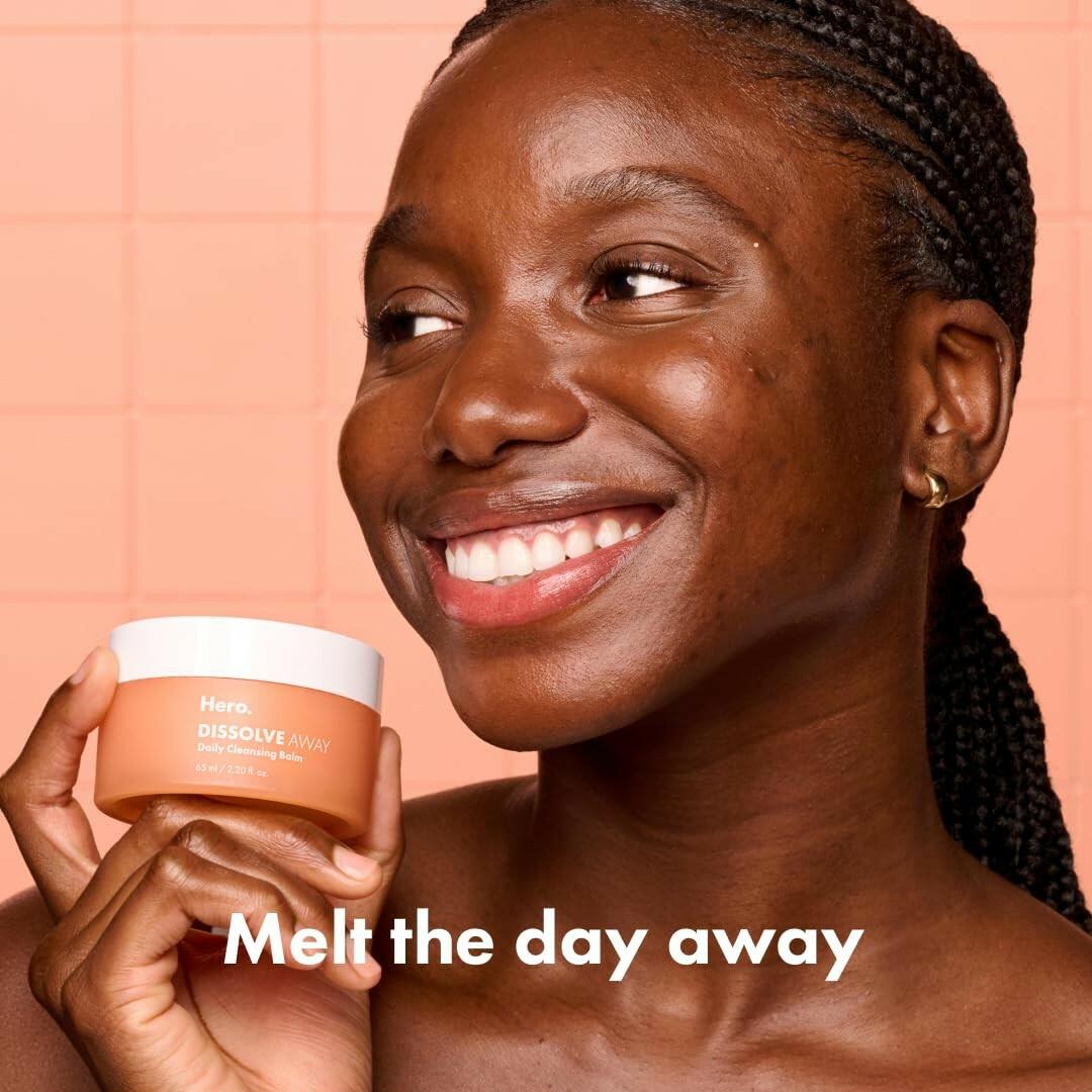 HERO COSMETICS Dissolve Away Daily Cleansing Balm - Helps Remove Makeup and