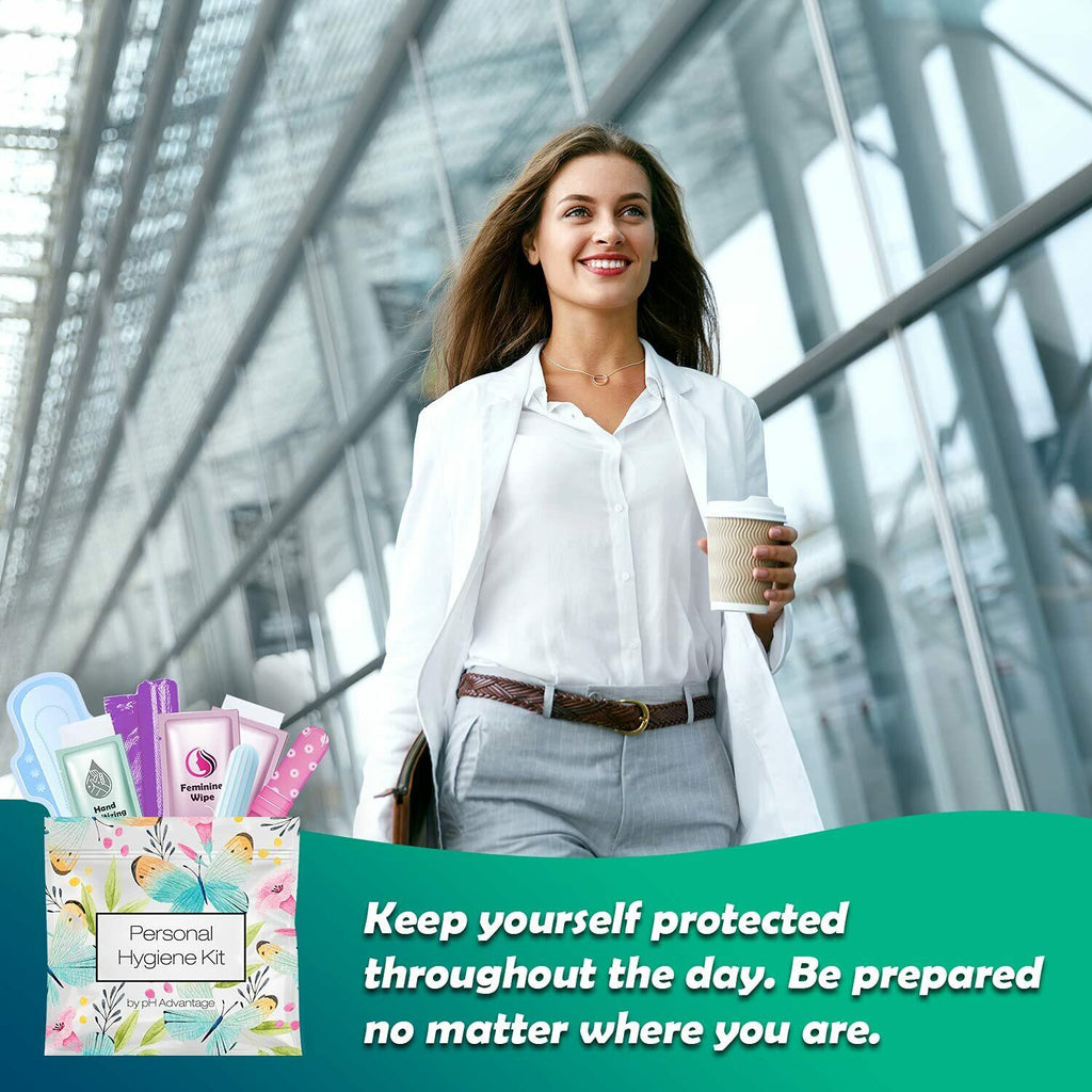 Menstrual Kit All-in-One | Convenience on The Go | Single Period Kit Pack for