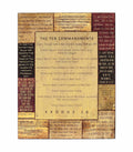 Kingdomware Wood Ten Commandments 24.25 x 31.5 x 1.5 Inch Christian Home Decor