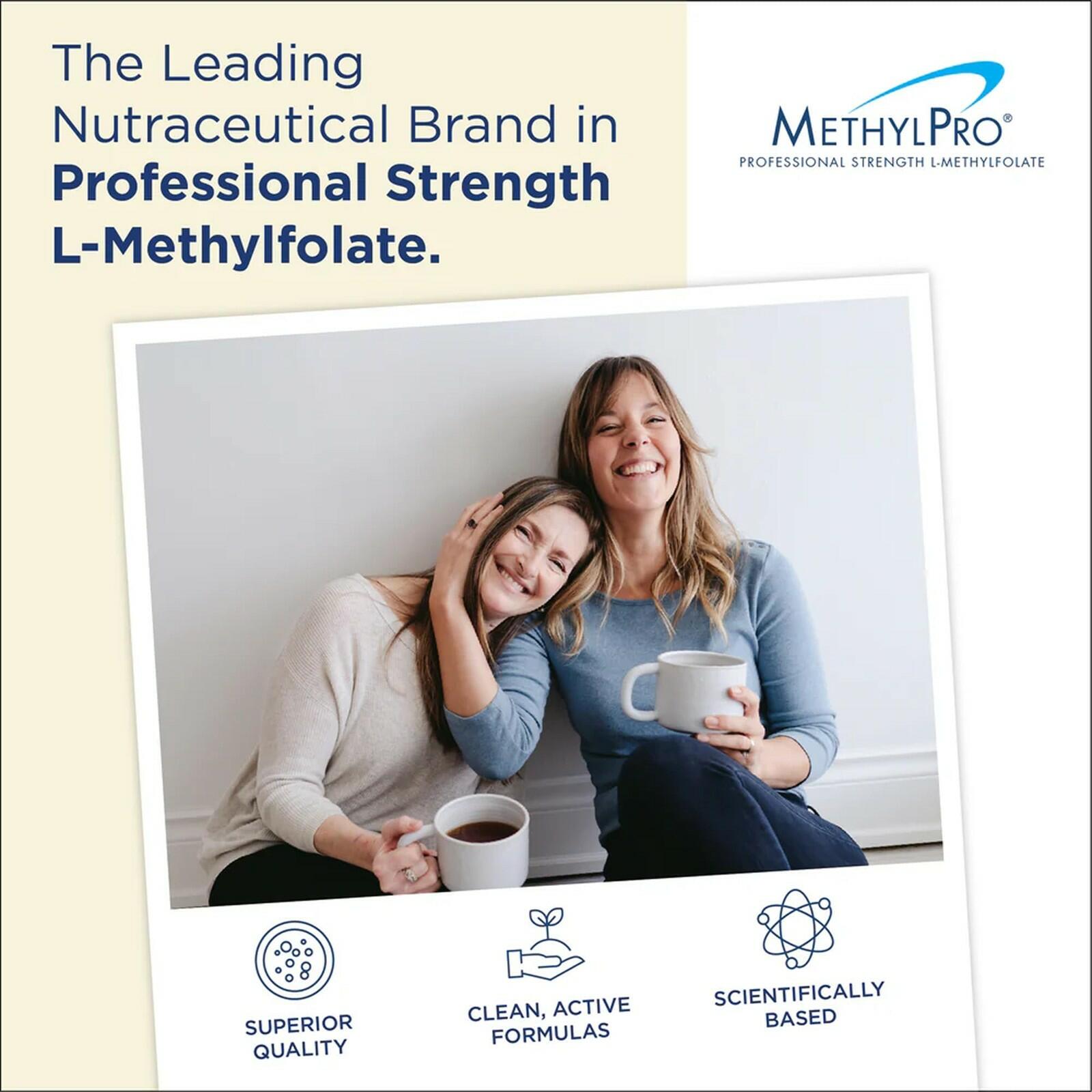 MethylPro L-Methylfolate 7.5 mg - Supports a Healthy Mindset - Active Folate for