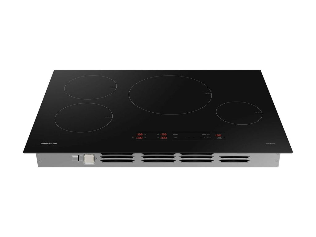SAMSUNG 30" Built In Smart Induction Cooktop with Wi-Fi, 4 Elements, Black,