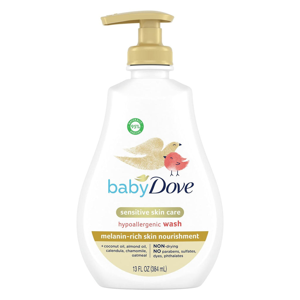Baby Dove Sensitive Baby Wash For Baby Bath Time Melanin-rich Skin Nourishment