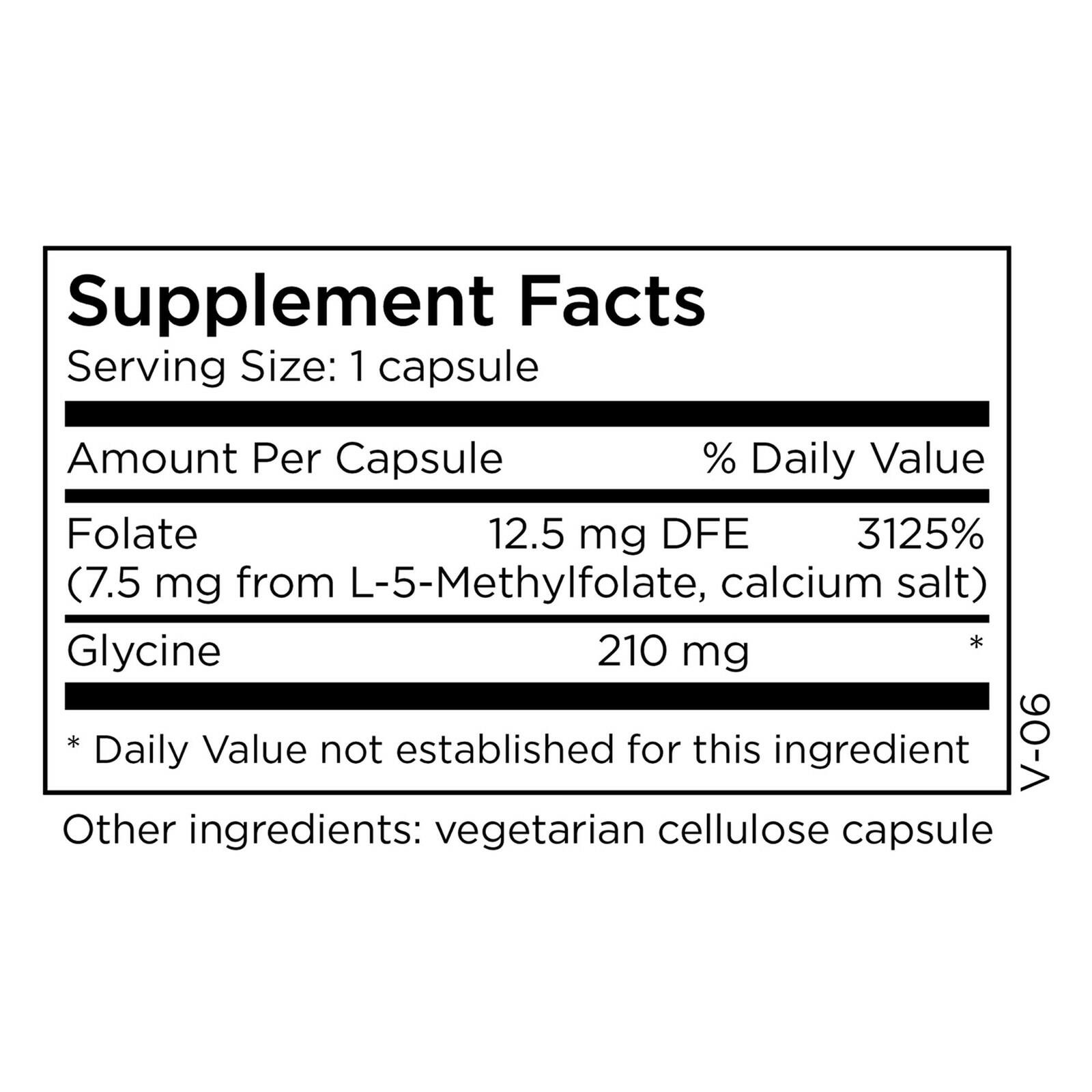 MethylPro L-Methylfolate 7.5 mg - Supports a Healthy Mindset - Active Folate for