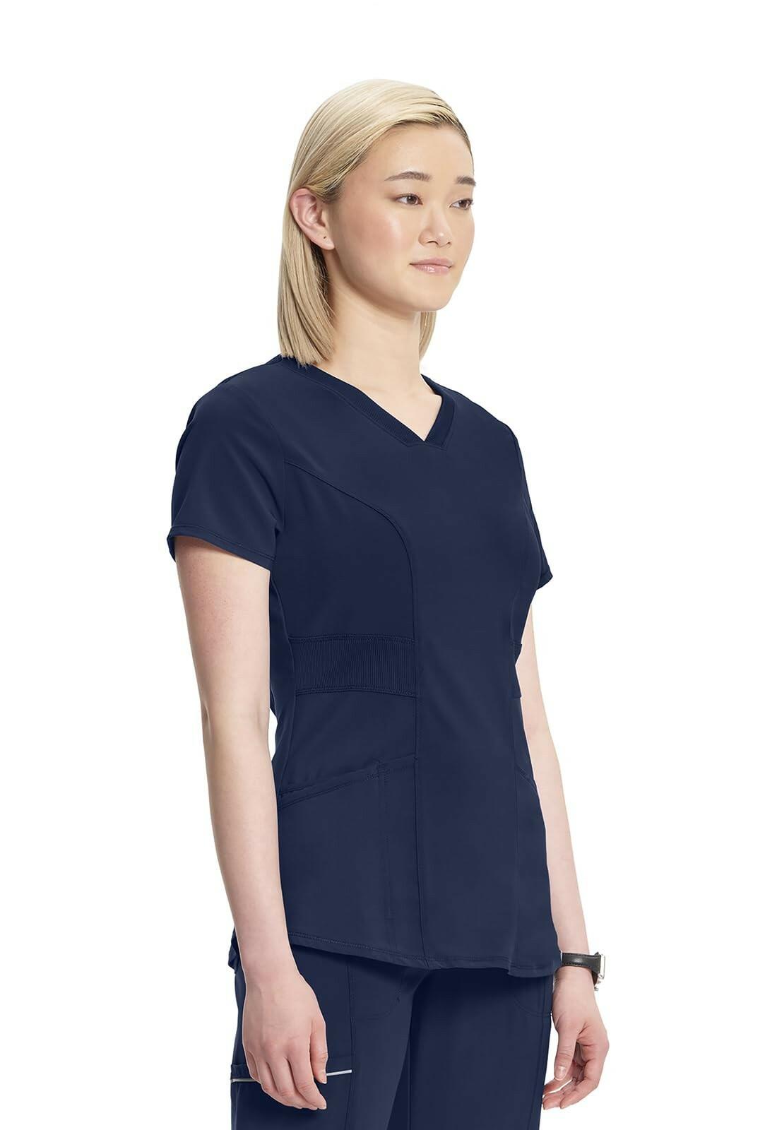 Cherokee Infinity V-Neck Women's Nurse Scrub Top, 4-Way Stretch, Superior