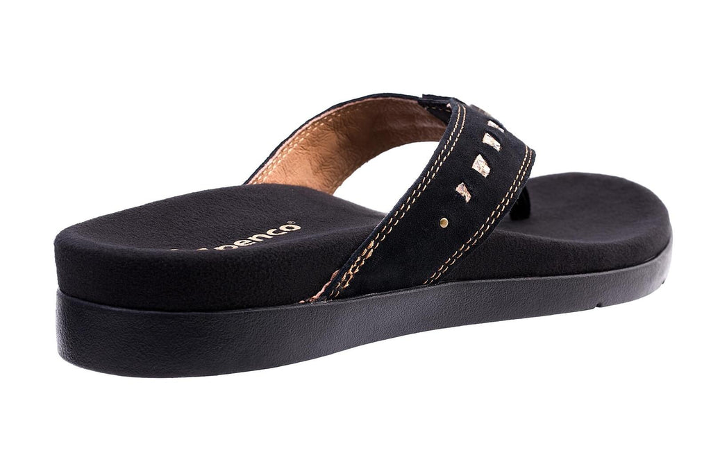 REVITALIGN Women's Laguna Slide Sandal, Black, 6.5