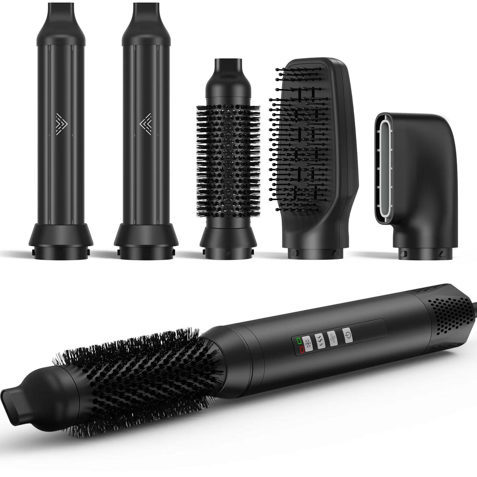 JINYAWA 5 in 1 Hot Air Styler 110000 RPM High-Speed Ionic Hair Dryer Brush Au...